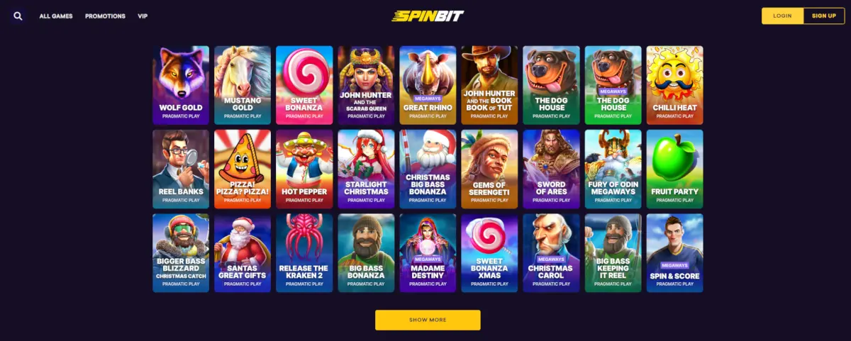 Free Spins at SpinBit Casino